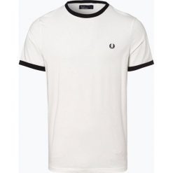 Fred Perry - T-shirt męski, biały. Białe t-shirty męskie Fred Perry, xl, bez wzorów, z bawełny, eleganckie, z kontrastowym kołnierzykiem. Za 249,95 zł.