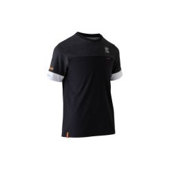 Koszulka FF100 Niemcy. Czarne t-shirty męskie marki KIPSTA. Za 24,99 zł.