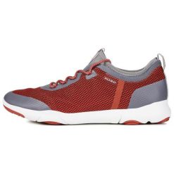 Geox Tenisówki Męskie Nebula X 44 Czerwony. Czerwone trampki męskie marki Geox. Za 589,00 zł.
