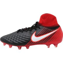 Nike Performance MAGISTA ORDEN II FG Korki Lanki black/white/university red. Czarne buty sportowe męskie marki Nike Performance, ze skóry ekologicznej, bez zapięcia, do piłki nożnej. W wyprzedaży za 524,25 zł.