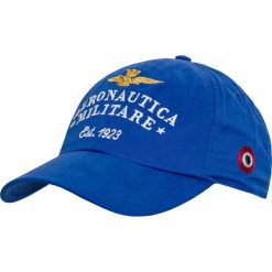 Czapka AERONAUTICA MILITARE. Białe czapki męskie Aeronautica Militare, bez wzorów, z tkaniny. Za 200,00 zł.