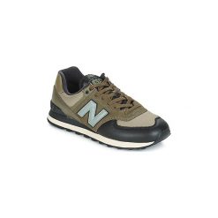 Buty New Balance ML574. Zielone trampki męskie New Balance, bez wzorów, bez zapięcia. Za 279,30 zł.