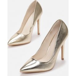 Złote Szpilki Macey. Żółte szpilki Born2be, eleganckie. Za 89,99 zł.