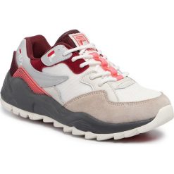 Sneakersy FILA - Vault Cmr Jogger Cb Low Wmn 1010623.90W Whitecap Gray/Rhubarb. Szare półbuty damskie Fila, ze skóry. W wyprzedaży za 289,00 zł.