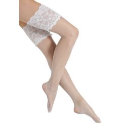 Skarpetki damskie: La Perla TRES FEMME Zakolanówki ivory
