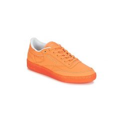 Buty Reebok Classic CLUB C 85 CANVAS. Pomarańczowe trampki i tenisówki damskie Reebok Classic, bez wzorów, bez zapięcia. Za 319,20 zł.