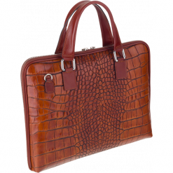 Torba z wŁoskiej skÓry aktÓwka croco rovicky. Aktówki damskie ROVICKY, w paski, ze skóry, eleganckie. Za 329,00 zł.