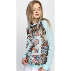Bluzy damskie: Niebieska Bluza Count