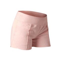 Spodenki Gym & Pilates 520 damskie. Różowe spodenki sportowe damskie marki DOMYOS, l, z elastanu. Za 44,99 zł.