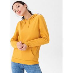 Bluza z kapturem basic - Żółty. Żółte bluzy damskie House, s, bez wzorów, bez rękawów, z kapturem. Za 69,99 zł.