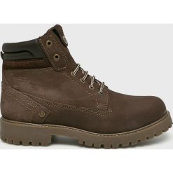 Wrangler - Buty Creek. Pomarańczowe buty sportowe męskie Wrangler, ze skóry, na sznurówki. W wyprzedaży za 299,90 zł.