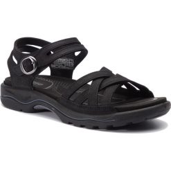 Sandały KEEN - Rialto II Naples 1021383 Black/Steel Grey. Czarne klapki damskie Keen, bez wzorów, ze skóry, sportowe, bez obcasa, bez zapięcia, outdoorowe. W wyprzedaży za 399,00 zł.
