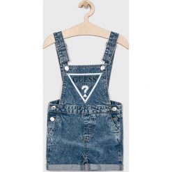 Guess Jeans - Szorty 118-175 cm. Niebieskie spodenki dziewczęce Guess Jeans, z aplikacjami, z bawełny, casualowe. W wyprzedaży za 169,90 zł.