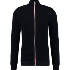 Swetry rozpinane męskie: Kronstadt ERIK Kardigan navy/orange