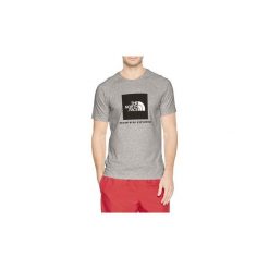T-shirty z krótkim rękawem The North Face M S/S Rag Red Box Te Camiseta. Szare t-shirty męskie The North Face, s, bez wzorów, bez kołnierzyka, krótkie. Za 112,63 zł.