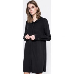 Answear - Sukienka UR Your Only Limit. Czarne długie sukienki marki ANSWEAR, na co dzień, s, z tkaniny, casualowe, z długim rękawem, proste. W wyprzedaży za 89,90 zł.