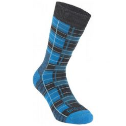 Bridgedale Skarpety Męskie Hike Lightweight Merino Endurance Boot Blue/Dark Grey/122 L. Szare skarpetki męskie marki 4f, l, z elastanu, z długim rękawem. Za 75,00 zł.