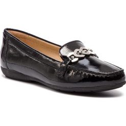 Mokasyny GEOX - D Annytah Moc A D92BMA 00067 C9999 Black. Czarne mokasyny damskie Geox, ze skóry ekologicznej, na płaskiej podeszwie. W wyprzedaży za 339,00 zł.