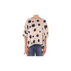 Bluzki Manila Grace BLUSA BOLLE. Białe bluzki damskie Manila Grace, bez wzorów, bez kołnierzyka, bez rękawów. Za 671,12 zł.