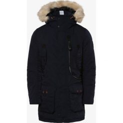Tom Tailor - Parka męska, niebieski. Niebieskie parki męskie Tom Tailor, m, bez wzorów, bez kaptura. Za 799,95 zł.