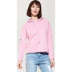 Bluza z kapturem - Różowy. Czerwone bluzy z kapturem damskie marki House, l. Za 69,99 zł.