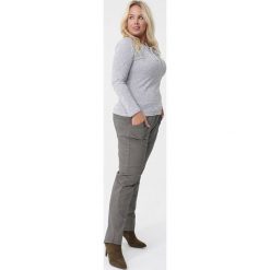 Szaro-Żółte Spodnie Entryway. Szare spodnie damskie Born2be, xl, bez wzorów, z dzianiny. Za 49,99 zł.