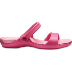Crocs Cleo V Sandals 204268-6NP. Klapki damskie Crocs, w paski, bez obcasa. W wyprzedaży za 99,99 zł.