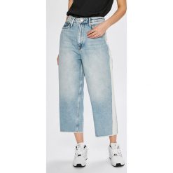 Pepe Jeans - Jeansy Eddie. Niebieskie jeansy damskie Pepe Jeans, z podwyższonym stanem. W wyprzedaży za 249,90 zł.