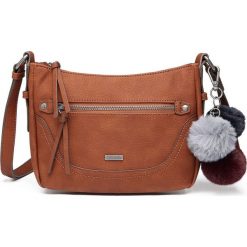 Tamaris torebka crossbody MEI 2757192 brązowa. Pomarańczowe torebki klasyczne damskie Tamaris, bez wzorów, ze skóry, eleganckie, bez dodatków. Za 189,00 zł.