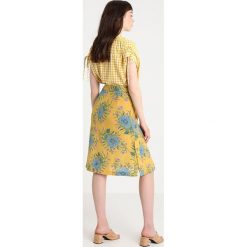 Spódniczki trapezowe: Madewell SIDE BUTTON SKIRT IN VAN GOGH FLORAL PRINT Spódnica trapezowa greek gold