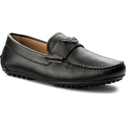 Mokasyny EMPORIO ARMANI - X4B064 XC542 00002 Black. Czarne mokasyny męskie Emporio Armani, na co dzień, bez wzorów, ze skóry, bez zapięcia. W wyprzedaży za 819,00 zł.