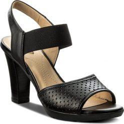 Sandały GEOX - D Jadalis C D821VC 00085 C9999 Black. Czarne klapki damskie Geox, bez wzorów, ze skóry ekologicznej, bez obcasa, na obcasie. W wyprzedaży za 249,00 zł.