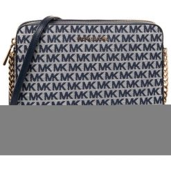 Torebka MICHAEL MICHAEL KORS - Jet Set 32F9GJ6C3J Ivory Multi. Niebieskie listonoszki damskie MICHAEL Michael Kors, bez wzorów, ze skóry ekologicznej, bez dodatków. W wyprzedaży za 609,00 zł.