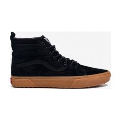 Vans Sk8-Hi Tenisówki Czarny. Czarne trampki męskie Vans, bez wzorów, ze skóry, bez zapięcia. Za 430,95 zł.