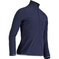 Bluza wiatroszczelna do golfa damska. Niebieskie bluzy damskie INESIS, m, bez wzorów, z elastanu, bez rękawów, bez kaptura. Za 119,99 zł.