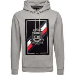 Bluza TOMMY HILFIGER Crest Drawstring MW0MW10760. Szare bluzy męskie TOMMY HILFIGER, m, bez wzorów, bez kołnierzyka, bez rękawów, bez kaptura. W wyprzedaży za 329,00 zł.