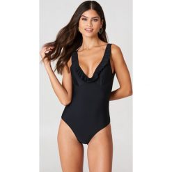 Stroje jednoczęściowe: J&K Swim X NA-KD Jednoczęściowy kostium kąpielowy – Black