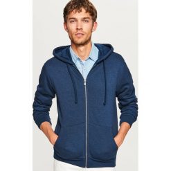 Bluza z kapturem - Granatowy. Niebieskie bluzy męskie z kapturem marki Reserved, s. Za 79,99 zł.
