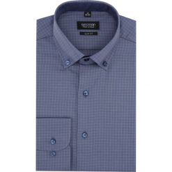 Koszula bexley 2642 długi rękaw slim fit niebieski. Niebieskie koszule męskie marki Recman, m, bez wzorów, bez kołnierzyka, z długim rękawem. Za 139,00 zł.