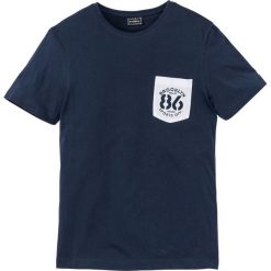 T-shirty męskie: T-shirt Slim Fit bonprix ciemnoniebieski