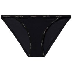 Figi klasyczne Calvin Klein Underwear Sheer Marquisette 000QF1682E. Czarne figi damskie Calvin Klein Underwear, m, bez wzorów. Za 99,00 zł.