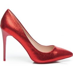KOBIECE SZPILKI RED - odcienie czerwieni. Czerwone szpilki marki SMALL SWAN, na szpilce. Za 79,90 zł.