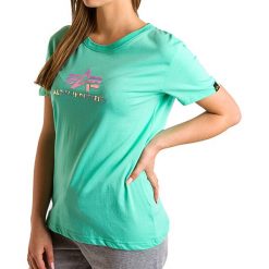 ALPHA INDUSTRIES RAINBOW T WMN > 126067490. Koszulki damskie Alpha Industries, xl, z aplikacjami, z bawełny, street, z okrągłym kołnierzem. W wyprzedaży za 109,99 zł.