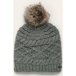 Barts - Czapka. Szare czapki damskie Barts, na zimę, z poliesteru. W wyprzedaży za 89,90 zł.