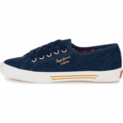 Pepe Jeans tenisówki damskie Aberlady Denim20 PLS30949, 41 ciemnoniebieskie. Niebieskie trampki i tenisówki damskie Pepe Jeans, bez wzorów, z jeansu, bez zapięcia. Za 239,00 zł.