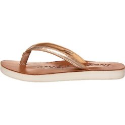 Skórzane japonki w kolorze jasnoróżowo-złotym. Klapki damskie Marc O'Polo Shoes. W wyprzedaży za 97,95 zł.