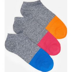 Skarpety stopki 3 pack - Pomarańczowy. Pomarańczowe skarpetki męskie Reserved, bez wzorów. Za 19,99 zł.