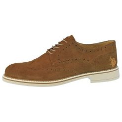 U.S. Polo Assn. Półbuty Męskie Toledo 41 Brązowe. Pomarańczowe półbuty męskie U.S. Polo Assn., bez wzorów, bez zapięcia. Za 469,00 zł.