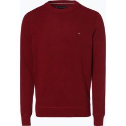 Tommy Hilfiger - Sweter męski, czerwony. Czerwone swetry klasyczne męskie TOMMY HILFIGER, m. Za 449,95 zł.