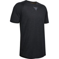 Under Armour Project Rock Charged Cotton® Koszulka Czarny. Czarne podkoszulki męskie Under Armour, l, z haftami, z bawełny, z krótkim rękawem. Za 206,95 zł.